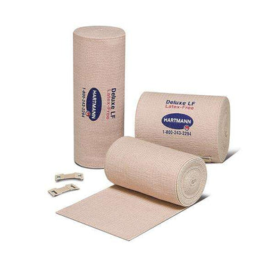 Bandage 6"x11yd Stretch Elastic Clip Closure Tan LF Non-Sterile Ea, 6 EA/BX - Surgical Supplies NY